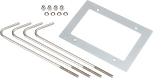 SLV Accessoires de fixation pour béton, extérieur, gris argent - Accessoires divers