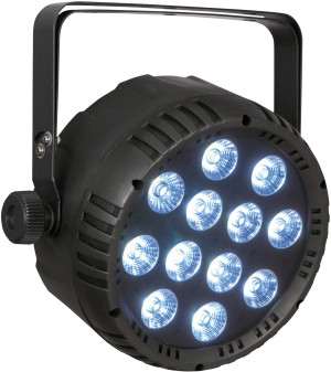 SHOWTEC Club Par 12/6 RGBWAUV 12x 10 W RGBWAUV LED Par - Projecteurs PAR LED