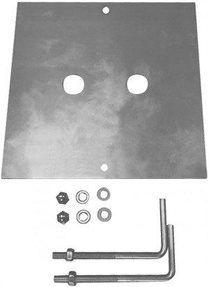 SLV Accessoires de fixation pour béton, extérieur, inox - Accessoires pour lampes d’extérieur