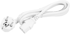 OMNITRONIC Câble d'alimentation IEC 3x1.0 1.2m wh - Câbles d'alimentation IEC