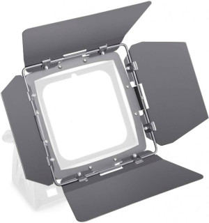 Cameo FLAT PRO FLOOD BARN DOOR - Volets coupe-flux pour CLFLOODIP65, noir - Projecteurs à volet coupe-flux
