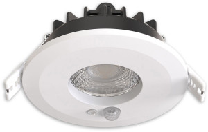 ISOLED Spot encastré LED Vario-68 avec capteur PIR 6W, 60°, 2700 3000 4000 6000K, IP65, IRC90 - Encastrés de plafond