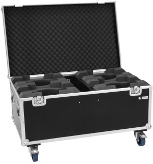 ROADINGER Flightcase 4x LED TMH-X7 Tête mobile - Étuis pour appareils