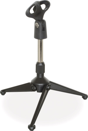 Vonyx TS02 Support de table Microphone pliable - Pieds de microphone