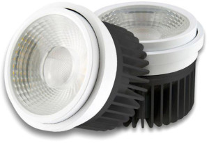 ISOLED AR111 30 W, 35°-50° variable, blanc neutre, avec ballast externe - Lampes LED socle G53