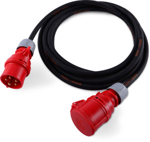 Riggatec Rallonge CEE 16A 5m 5x2,5mm² IP44 - Câbles CEE