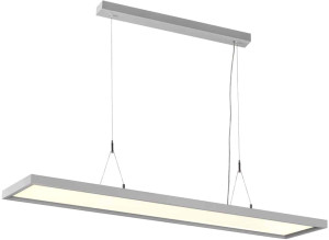 SLV WORKLIGHT PD, Suspension gris argent 57 W 5000 lm 4000 K CRI 80 80 ° DALI - Lampes pendulaires