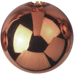 Europalms EUROPALMES Boule déco 3,5cm, cuivre, brillant 48x - Boules de Noël