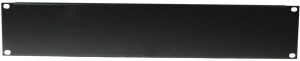 OMNITRONIC Panneau frontal Z-19U en acier noir 2U - Accessoires construction de malles