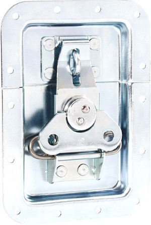 Adam Hall Hardware 17256 - Fermeture Papillon grande Cadenassable sans Passage de Profilé Cuvette - Serrures