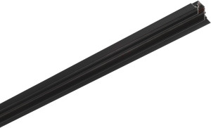 SLV Rail encastré 2 m, 48V TRACK, noir, DALI - 3 phases électrique rail 48V