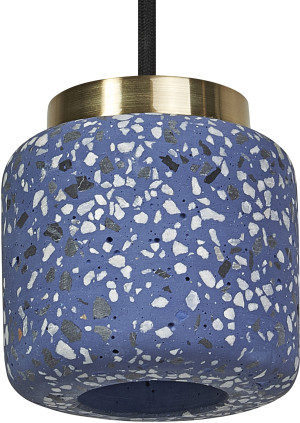 Suspension LEDVANCE Decor Terrazzo Ball 1XGU10 Bleu - Lampes pendulaires
