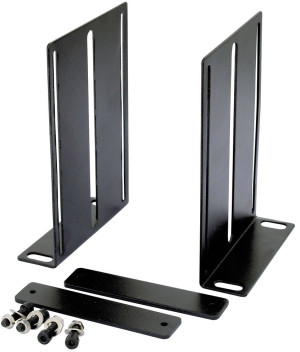OMNITRONIC Support de rack pour amplificateur, arrière, 2U - Accessoires construction de malles