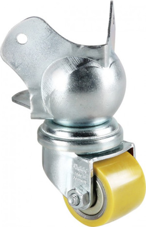 Adam Hall Hardware 37441 - Roulette en coin diamètre 35 mm sur coin boule - Cornières