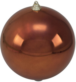 EUROPALMS Boule déco 20cm, cuivre - Boules de décoration