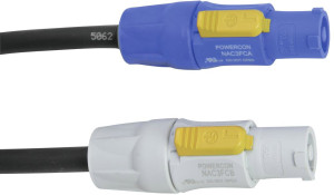 PSSO PowerCon Câble de connexion 3x1,5 5m - Câbles Powercon