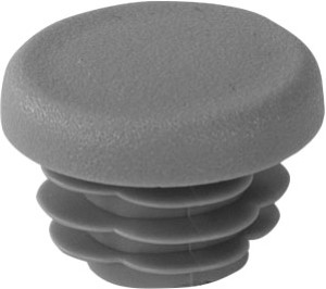 Riggatec embout gris trafic 25 x 3-5 mm tube rond - 25 x 3 mm