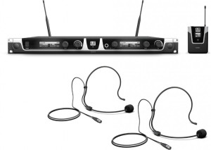 LD Systems U506 BPH 2 - Dual - Système de Micro sans Fil avec 2 x Émetteur Ceinture et 2 x Micro - Kits de microphones