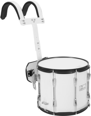 DIMAVERY MS-300 Marching-Snare, blanc - Tambours