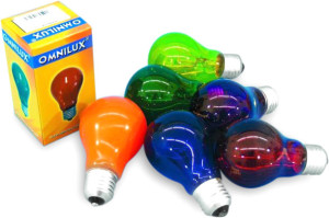 OMNILUX A19 230V/40W E27 bleu - Ampoules à incandescence, couleur, socle E27