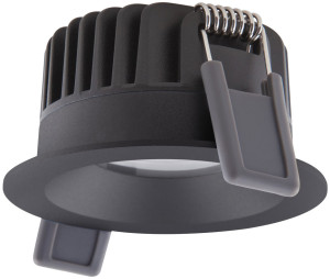 LEDVANCE SPOT FIX 8W 930 PS DIM IP44 BK - Spot de plafond
