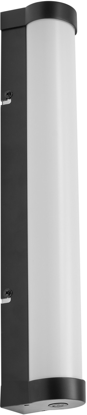 LEDVANCE Orbis Tube Frost Glass 40 cm Click CCT DIM IP44 Noir - Lampes murales et de plafond