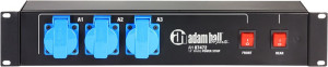 Adam Hall 19" Parts 87472 - Multiprise secteur 9 prises rackable 19", 2U - Prises multiples