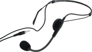 IMG Stageline MONACOR HSE-86 Microphone électret serre-tête - Casques o casques audio