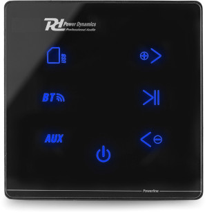 Power Dynamics Powerline A50B Amplificateur audio mural BT Noir - Installation amplificateurs