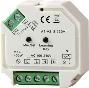 ISOLED Récepteur sans fil Sys-One/variateur d'intensité bouton-poussoir, 230 V, 400 VA - Accessoires divers