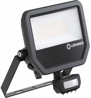 LEDVANCE PROJECTEUR SENSOR FL 50 SN P 41W 6KLM 830 PS SY100 BK - Spots à LED/Projecteurs LED
