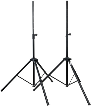 Ensemble de supports pour haut-parleurs SHOWGEAR avec sac de transport - Pieds pour enceintes