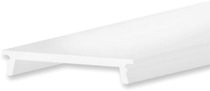 ISOLED Couvercle pour profilé IL_ALU20, opale satiné, 600 cm - Profilés LED et profilés encastrés