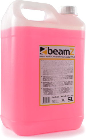 beamZ FSMF5Q Fluide à fumée 5L à dispersion rapide Effet CO2 - Liquide à brouillard