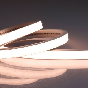 ISOLED Ruban LED NEON940 B13H08, 24V DC, 12W, IP54, 4000K, rouleau de 5m, 240 LED/m, clips de - Bandes LED