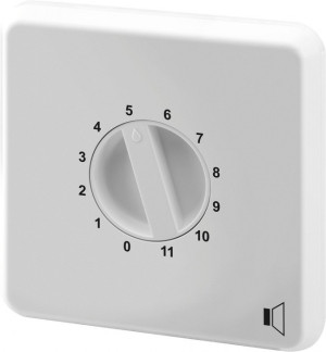 MONACOR ATT-2100H/WS Réglage de volume encastré Public Adress, 100 W - Accessoires divers