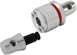 Pimp Adapter oneCLICK unité mâle/femelle pour structures alu X/H argenté - Accessoires Litetruss