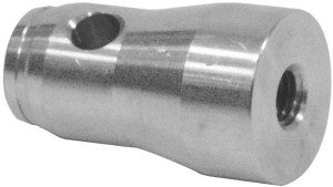 ALUTRUSS QUADLOCK Demi-coupleur conique avec filetage - Quadlock Structures alu 4 points