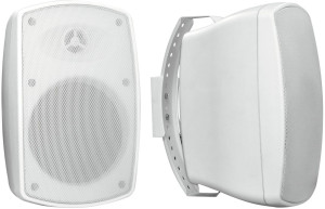 OMNITRONIC OD-5 Haut-parleur mural 8Ohms blanc 2x - Haut-parleurs passifs