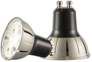 ISOLED Ampoule LED GU10 8 W COB, 10°, 3'000 K, gradable - Lampes LED socle GU10
