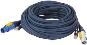 DAP-Audio powerCON/RJ45 - powerCON/RJ45 - Données / Alimentation 10 m - Câbles hybrides