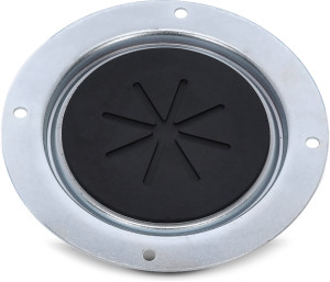Adam Hall Hardware 87973 - Sortie de câble ronde dans coque encastrable - Accessoires construction de malles