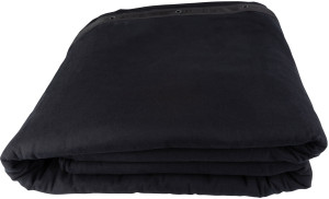 Toile de fond WENTEX Stagemolton 320 g/m² 9 m, 6 m Noir - 600 x 900 cm (L x H) - non plissée - Tissus et filets