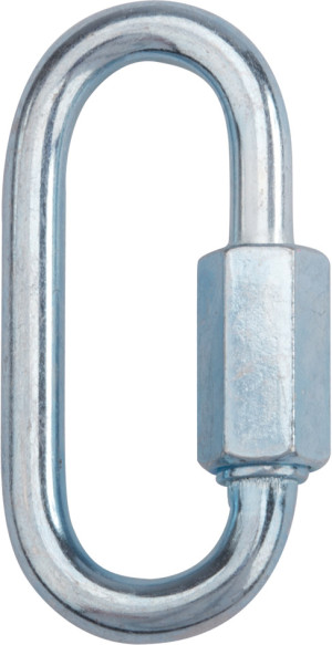 Maillon à connexion rapide Riggatec, 6 mm, DIN 56927, galvanisé, type A - Anneaux de levage, écrous de levage et maillons de suspension