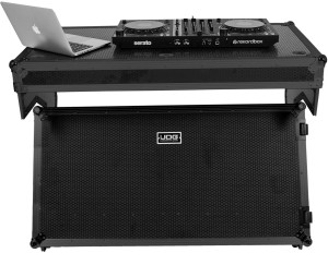 UDG Ultimate Flight Case Portable Z-Style Table DJ Plus (Roulettes) Noir - Tables & Supports DJ