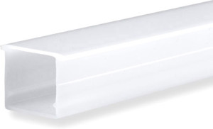 ISOLED Couvercle COVER21 opale/satiné IP54 200 cm pour profilé SURF16 - Profilés LED et profilés encastrés