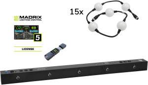 EUROLITE Set Pixel Ball 360° avec Madrix Start - Guirlandes lumineuses