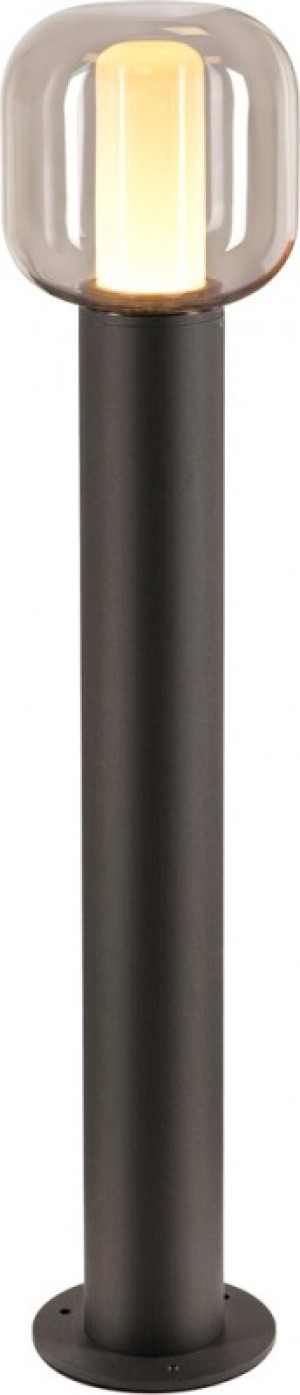 SLV OVALISK 75, borne extérieure, anthracite, LED, 9W, 3000/4000K, interrupteur CCT, IP65 - Lampes sur pied, murales et de plafond (extérieur)