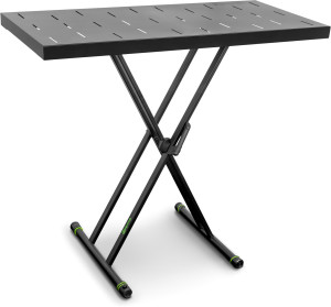 Gravity KSX 2 RD - Ensemble avec support de clavier X-Form double et bureau rapide - Pieds pour mixeurs