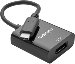 celexon Adaptateur USB-C vers DisplayPort M/F, noir - Câbles Adaptateurs